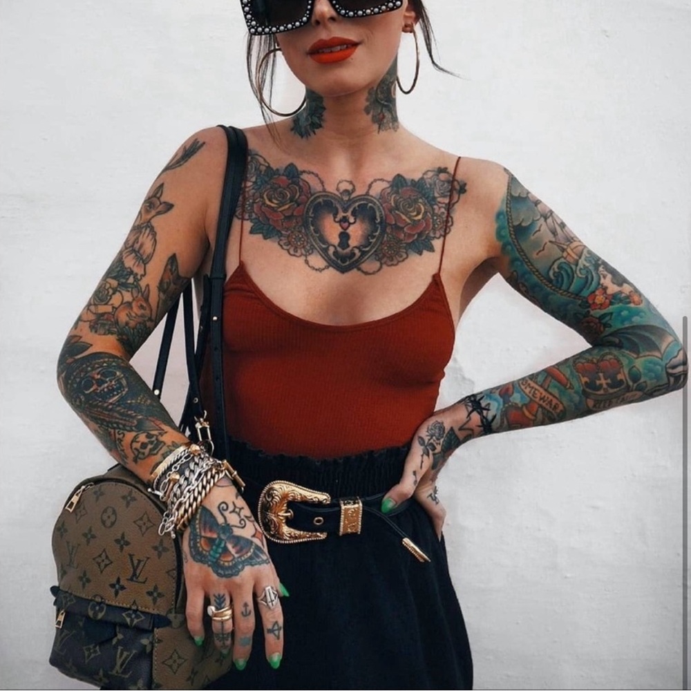 Bershka Black Denim Culottes